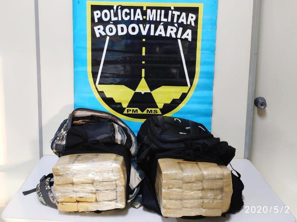 Traficante é preso com droga que revenderia no estado do Mato Grosso Traficante é preso com droga que revenderia no estado do Mato Grosso