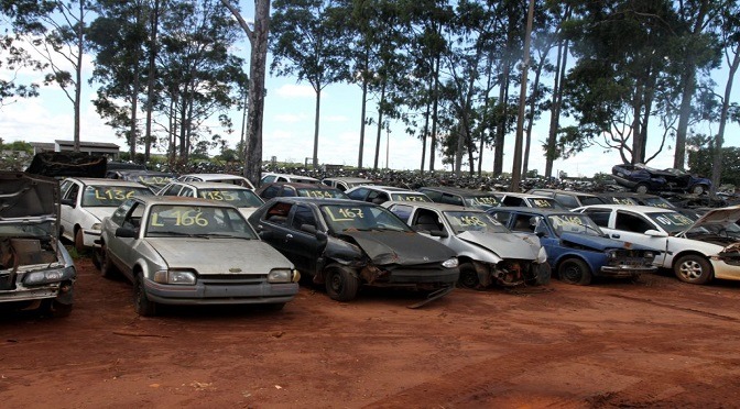 Operação Limpa Pátio: lances online abertos para lote de 436 veículos até 14 de maio