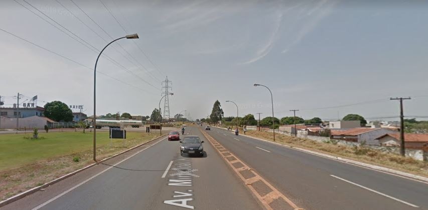 Motociclista invade contramão e morre na BR-262, hora antes da virada de ano Google street