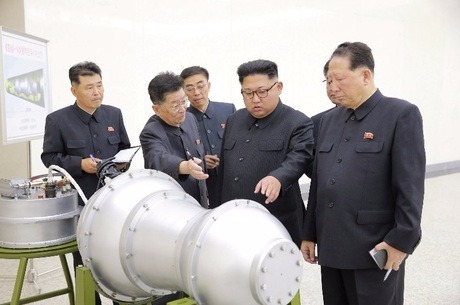 Coreia do Norte realiza teste nuclear com bomba de hidrogênio Coreia do Norte realiza teste nuclear com bomba de hidrogênio