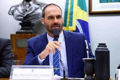 Eduardo Bolsonaro fez comentário no Twitter
Vinicius Loures/Câmara dos De