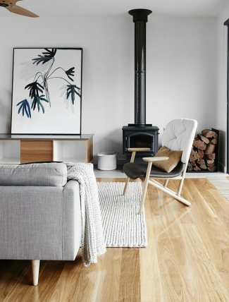 Décor do dia: materiais neutros e iluminação natural na sala Décor do dia: materiais neutros e iluminação natural na sala