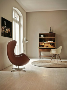 Itens clássicos de design e tons neutros formam um ambiente elegante- Foto: Divulgação