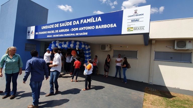 Unidade de saúde é inaugurada no Bairro Dom Antônio Barbosa (Foto: Michel Faustino)