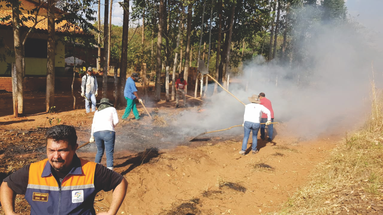 Curso de Brigada de Incêndios Florestais capacita moradores do Bairro Lajeado Divulgação