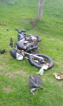 Ladrão de moto foge e bate na Avenida Cônsul Assaf Trad Divulgação
