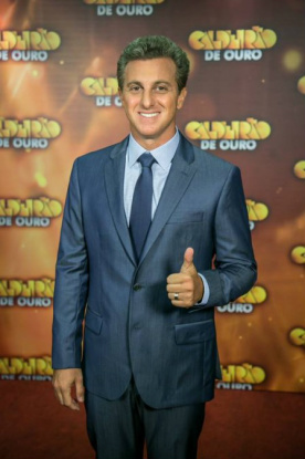 Luciano Huck no “Caldeirão de Ouro” Foto: Paulo Belote / Paulo Belote/Rede Globo/Divulgação