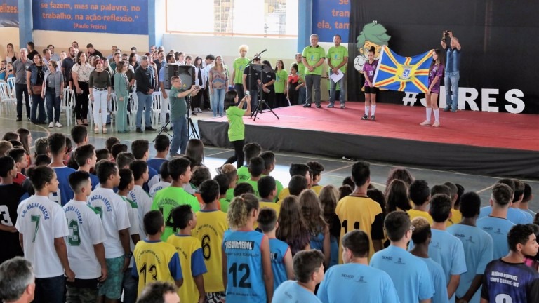 Semed abre 45º jogos da Reme com participação de mais de 80 escolas Foto: Denilson Secreta