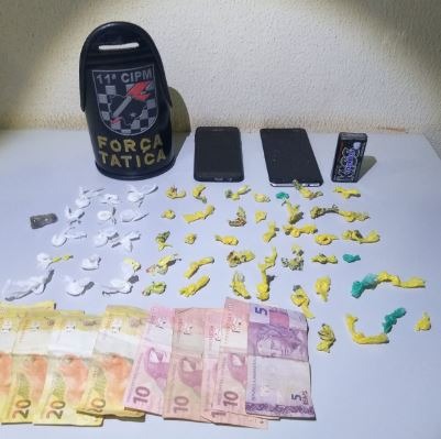 Homem é preso com mais de 50 papelotes de cocaína no Manoel Taveira Toda a droga pesou quase 30 gramas.