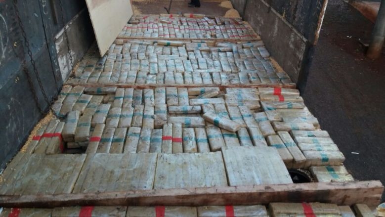 Carregamento de maconha apreendido pela PRF chegou a quase 1,5 t