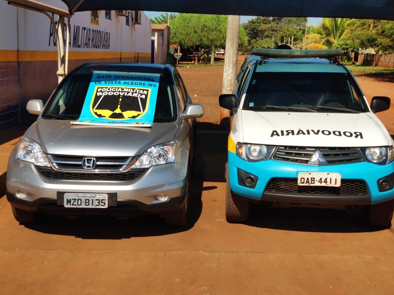 Veículo furtado em São Paulo é recuperado a caminho do Paraguai Veículo furtado em São Paulo é recuperado a caminho do Paraguai