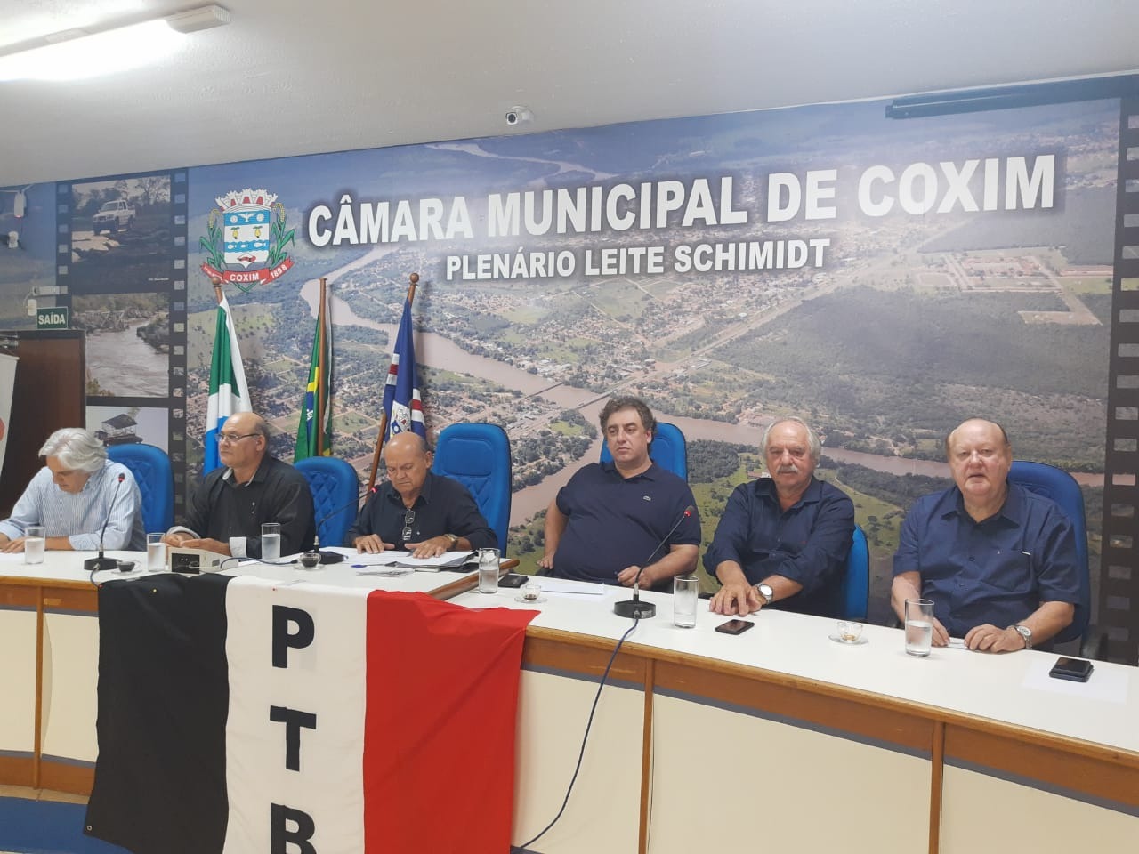 Ex-senador Delcídio do Amaral participa de convenção do PTB Moacir Khol foi eleito presidente da sigla municipal. Divulgação