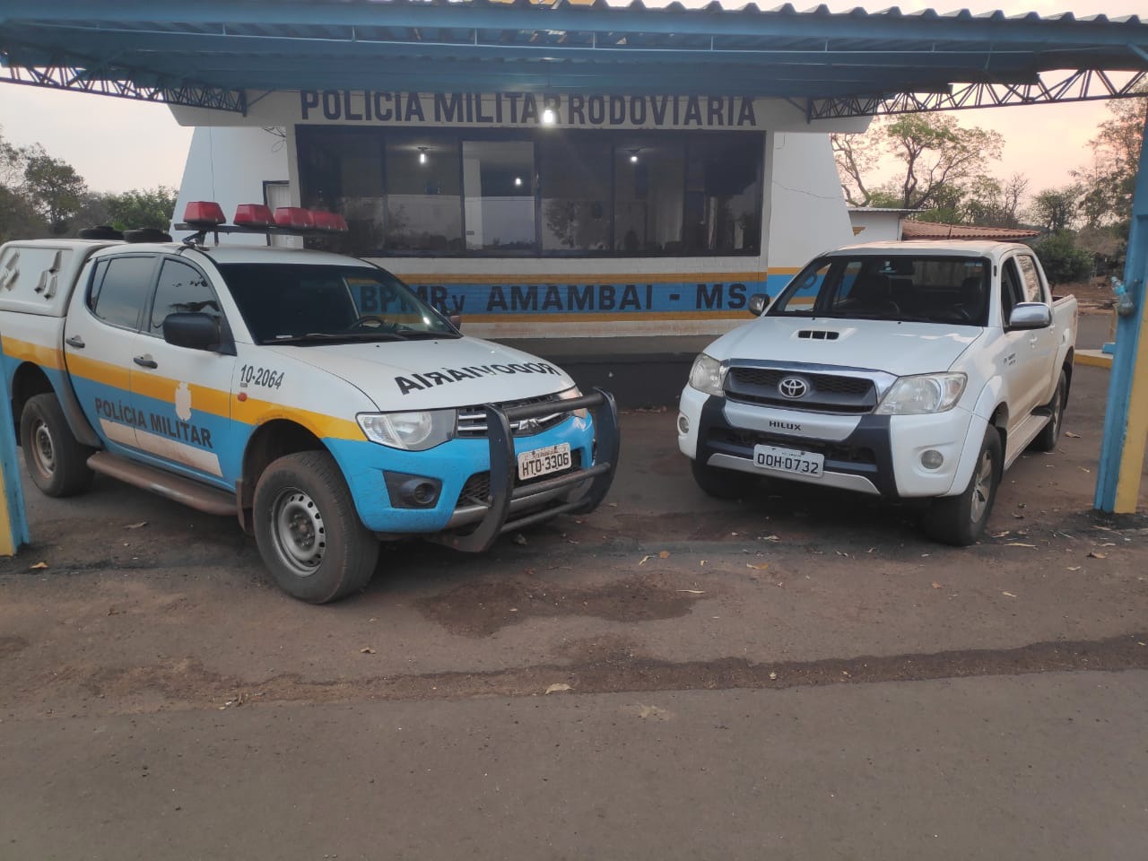 PMR recupera veículo furtado em Minas Gerais Divulgação