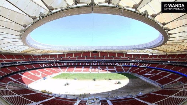 Atlético de Madrid divulga imagens do seu novo estádio; confira divulgação