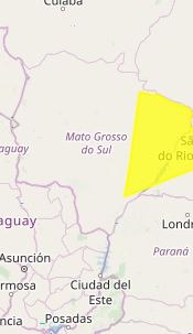 Inmet prorroga alerta de chuva intensa para cidades de MS
