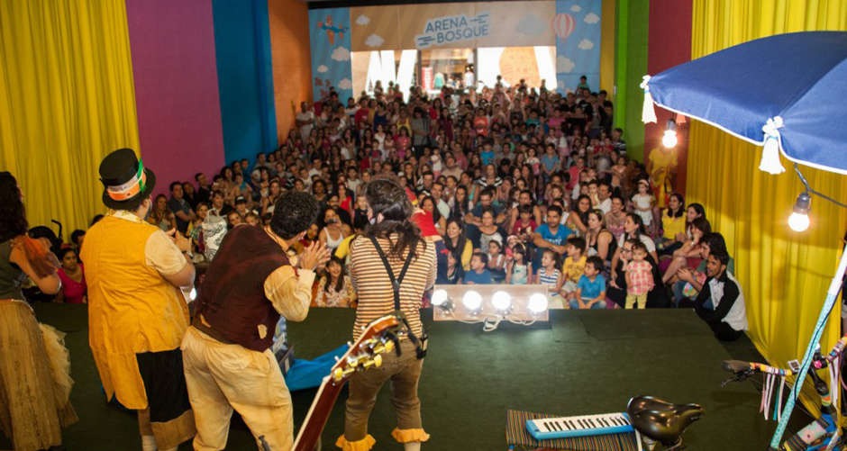 Teatro Arena Bosque retorna com atividades neste domingo Contação de histórias, show infantil, oficinas e palhaçaria. Divulgação
