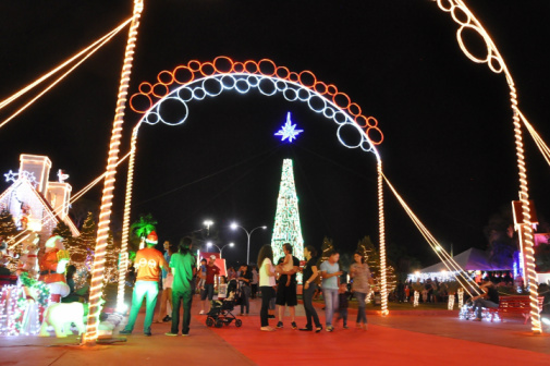 Opção para a família, Cidade do Natal fica aberta até domingo Foto:Mário Bueno
Cidade do Natal fica aberta até 10 de janeiro