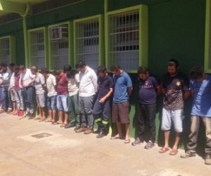 Presos durante a Operação Maria da Penha Mais Forte - Divulgação/Polícia Civil