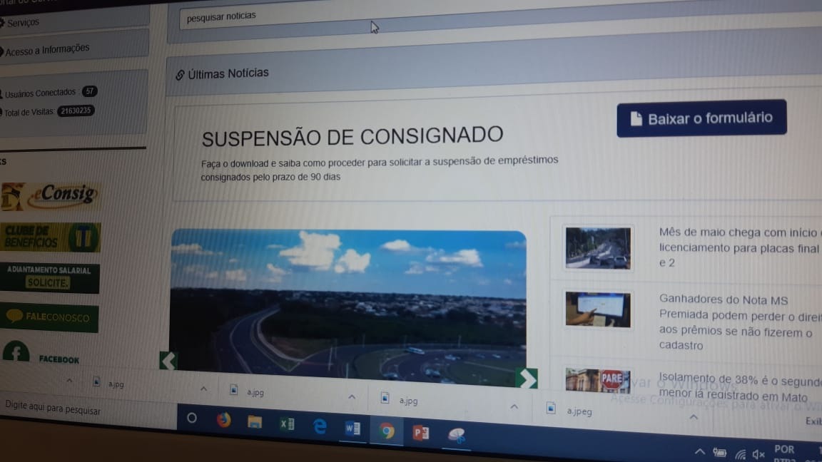 Servidores estaduais já podem requerer suspensão das parcelas dos consignados