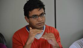 O estudante Silon Kley Junior, aluno da Escola Bilíngue de Libras e Português Escrito do DF, fala sobre as dificuldades do Enem Fabio Rodrigues Pozzebom/Agência Brasil