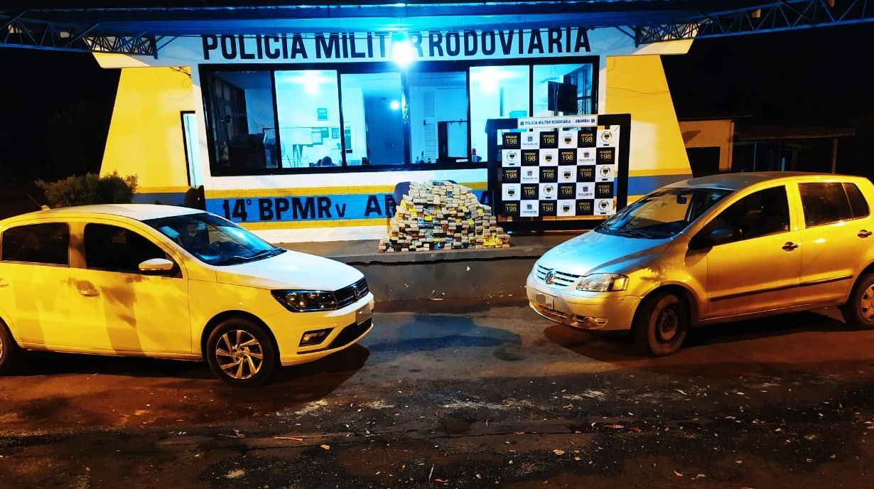 PMR e BOPE prendem dupla com maconha na MS-156