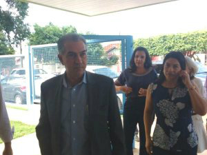 Greve é injustificável e professor terá ponto cortado, diz governador Azambuja diz que greve é política. (Foto: Richelieu de Carlo)