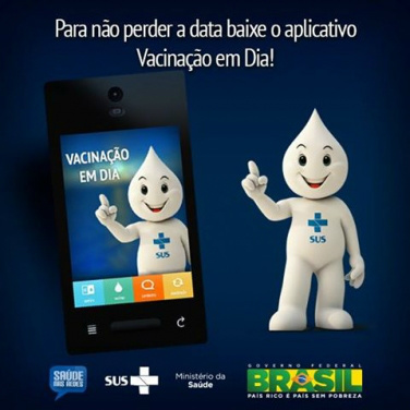 Aplicativo para tablets e smartphones ajuda a manter vacinação em dia Foto Divulgação