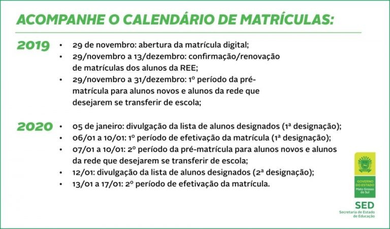 SED publica lista de designação e inicia 1º período de efetivação das matrículas