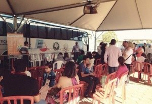 Justiça Itinerante realizou 42.987 atendimentos no ano passado, 5.746 foram pedidos de conversão de união estável em casamento (Foto: Divulgação/TJMS)