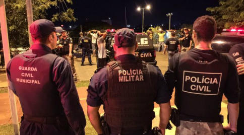 Órgãos da Segurança Pública realizam operação conjunta na região central da Capital PM/Divulgação