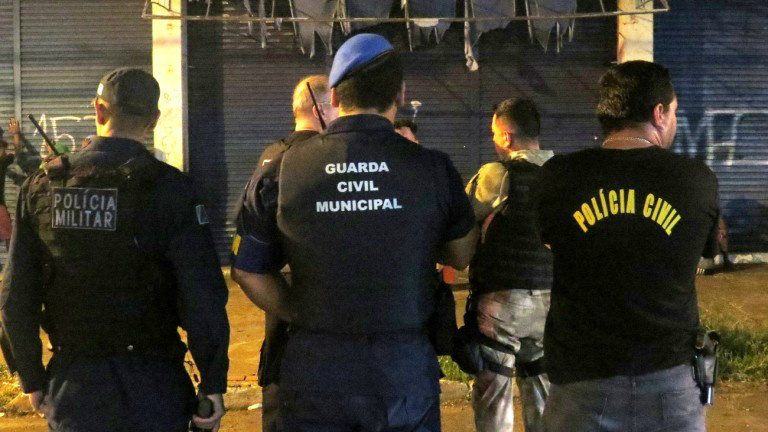Operacão da Guarda Municipal com policiais militares reforça segurança Operacão da Guarda Municipal com policiais militares reforça segurança
