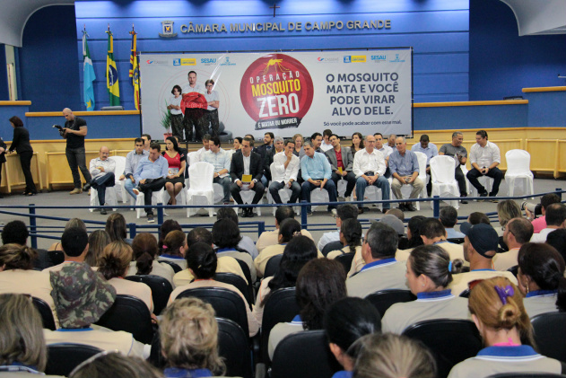 Operação "Mosquito Zero" é lançada oficialmente durante solenidade na Câmara Operação "Mosquito Zero" é lançada oficialmente durante solenidade na Câmara