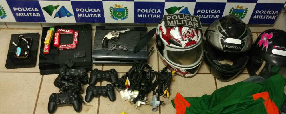 Dupla é presa por roubo a lan house no jardim Centenário em Campo Grande PM/Divulgação