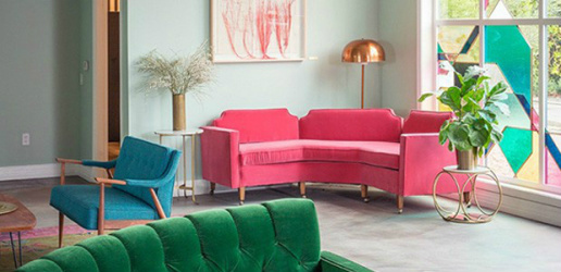 Décor do dia: sofás coloridos na sala de estar Décor do dia: sofás coloridos na sala de estar