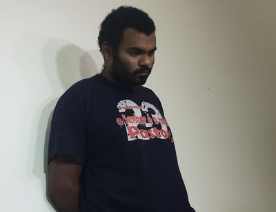 Suspeito de matar ex-namorada com 18 golpes de facão em Campo Grande (MS) (Foto: Dyego Queiroz/G1 MS)
