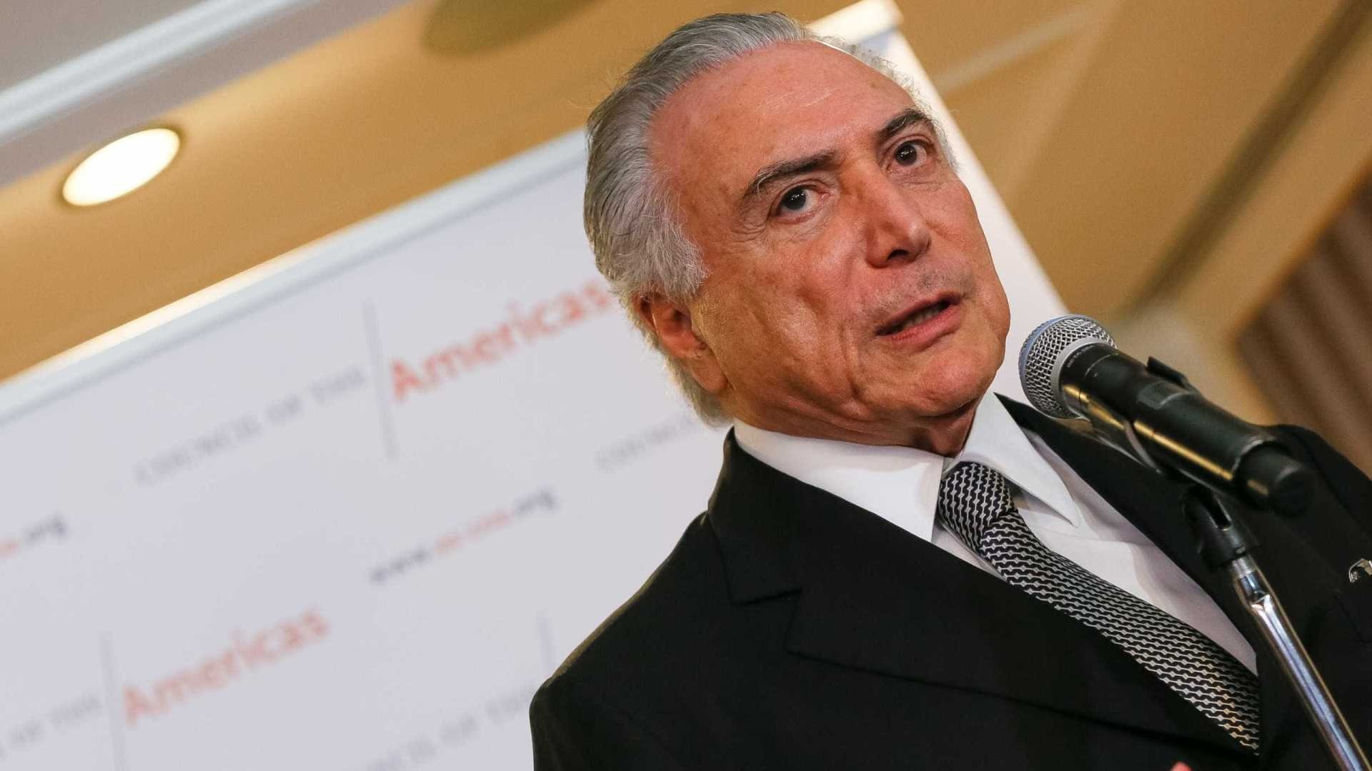 Temer pede definição sobre prisão após segunda instância Foto: Beto Barata/PR