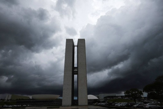 Tensão toma conta de Brasília com iminente divulgação da ‘delação do fim do mundo’ Imagem do Congresso Nacional, em dezembro passado. FABIO RODRIGUES POZZEBOM - AGÊNCIA BRASIL