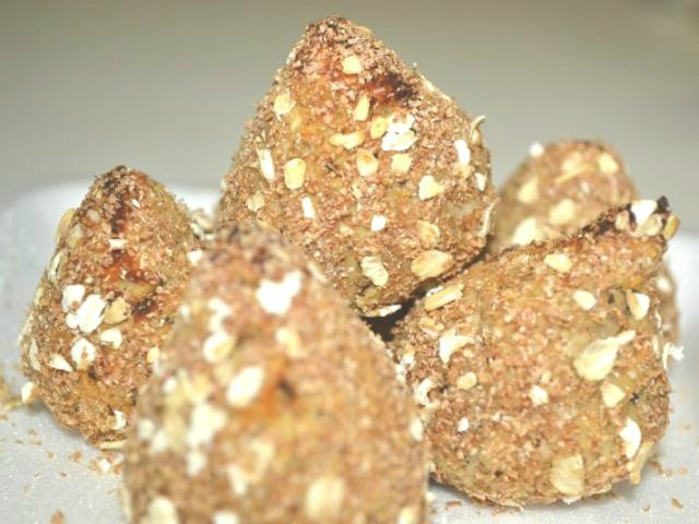 Coxinha leva massa de batata doce no lugar da mandioca. (Foto: Paulo Francis)