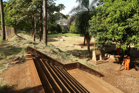 Praça recebe serviços que a muito, não recebia e será revitalizada – A. Frota
