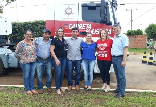 Carreta da Justiça divulga balanço de atendimentos em Bodoquena TJMS/Divulgação