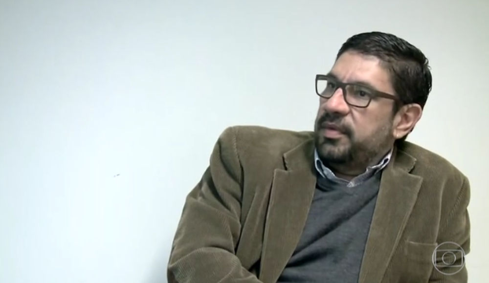 O luso-brasileiro foi preso por equipes da Polícia Federal (PF), da Polícia Judiciária e do Ministério Público Federal (MPF) (Foto: Reprodução/TV Globo)