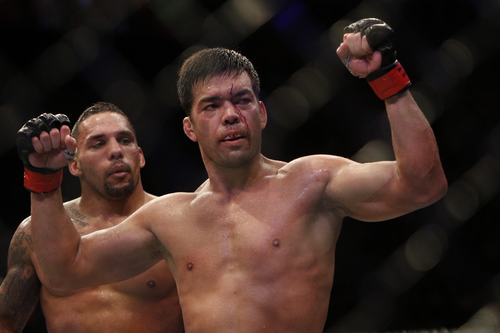 Lyoto Machida levou a melhor diante de Eryk Anders no UFC Belém (Foto: Tarso Sarraf/O Liberal​)