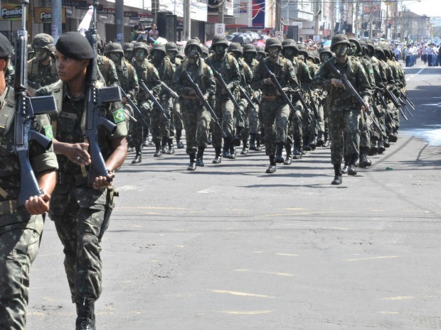 Desfile da Independência terá 5 mil militares e civis em Campo Grande Desfile da Independência terá 5 mil militares e civis em Campo Grande