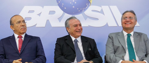 Cinco ministros de Temer e senadores estão na lista de Janot Beto Barata/PR