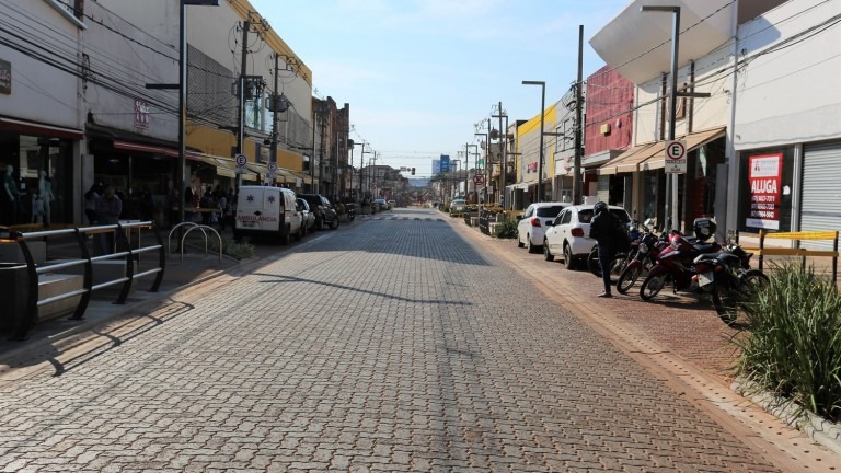 Nova 14 de Julho deverá ficar sem acesso de veículos aos domingos e feriados Nova 14 de Julho integra programa Reviva Centro, da prefeitura da Capital. Divulgação