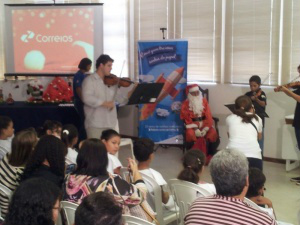 Campanha Papai Noel dos Correiros foi lançada oficialmente hoje em todo o Brasil. (Foto: Michel Faustino)