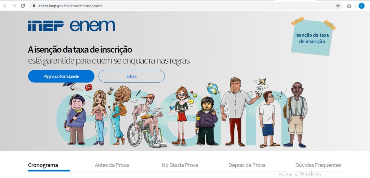 Começam hoje inscrições para o Enem 2020