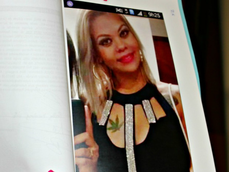 Polícia divulga imagem de suspeita de matar manicure Polícia divulga imagens da suspeita do crime, que é foragida da Justiça (Foto: Graziela Rezende/G1 MS)