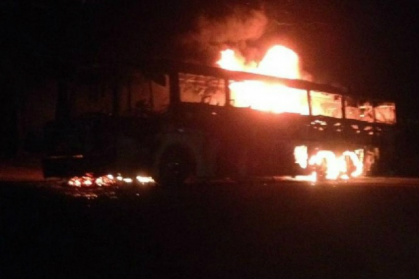 Apesar do incêndio, ninguém ficou ferido. (Direto das Ruas)
