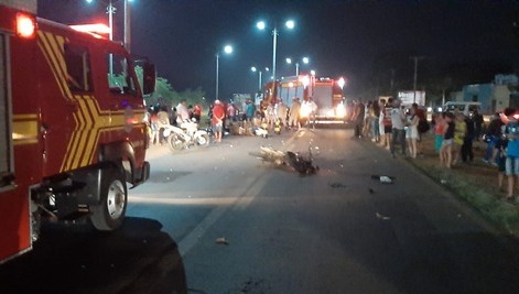 Três morrem em acidente envolvendo motos e carro em rodovia estadual Tião Prado - Ponta Porã Informa